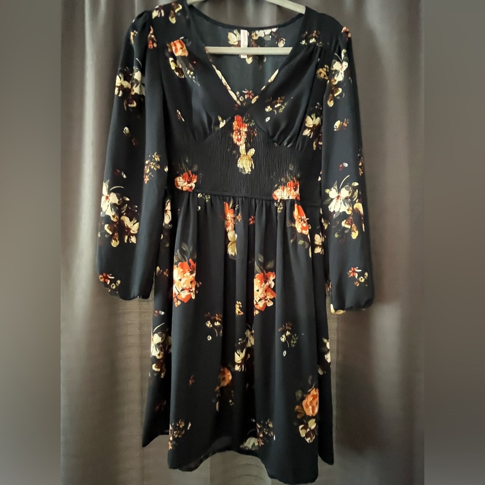 Flowy floral dress